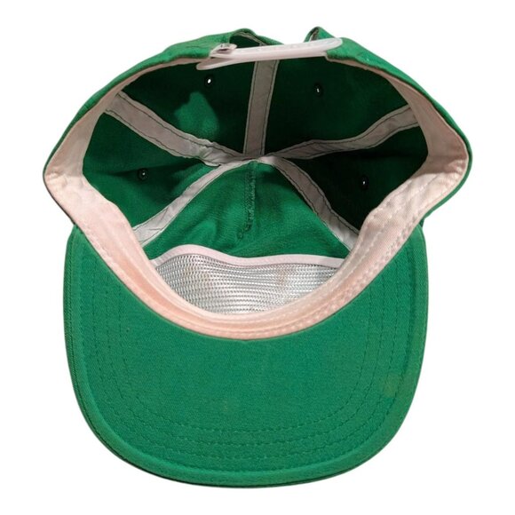 VANS Off The Wall Hat Cap One Size Adjustable SnapBack Green w Rainbow Logo - Picture 5 of 7
